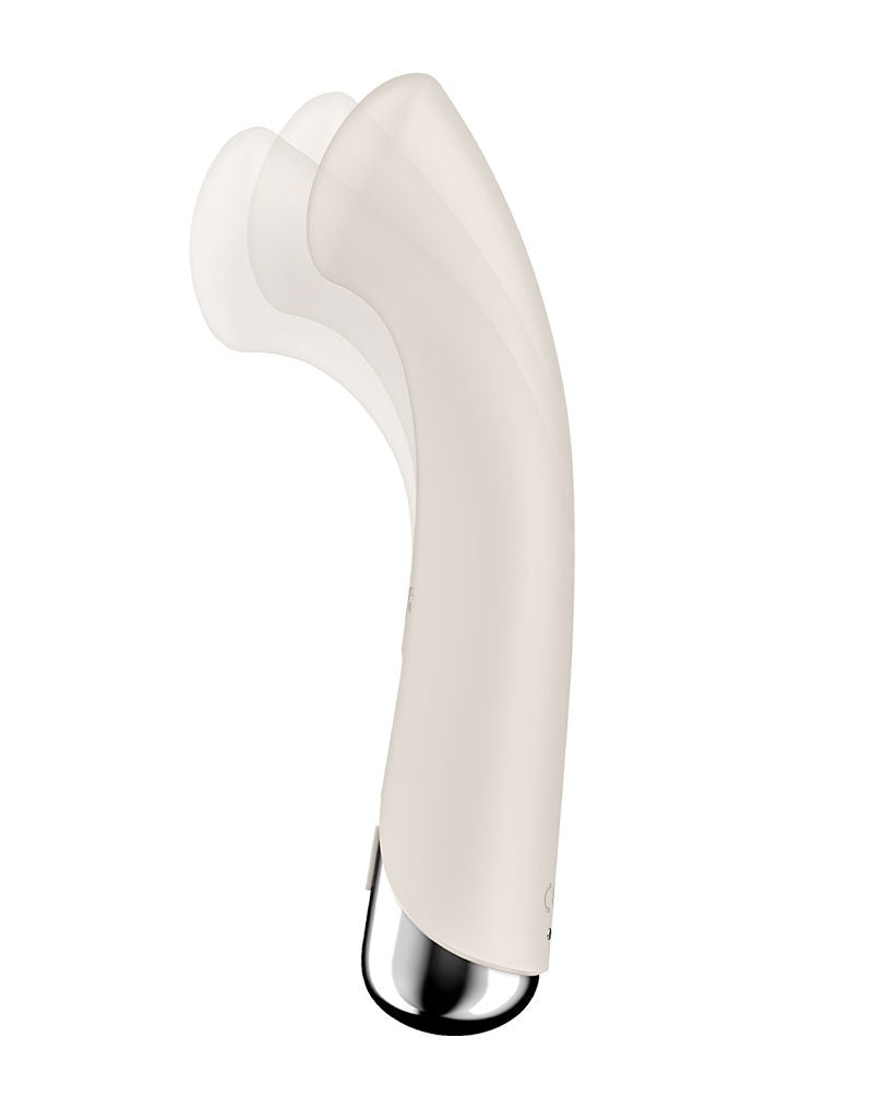Satisfyer - Spinning G-Spot 1 - Vibrerende en Roterende G-Spot Vibrator - Beige-laced-up.nl