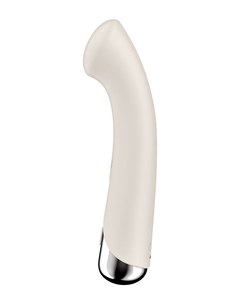 Satisfyer - Spinning G-Spot 1 - Vibrerende en Roterende G-Spot Vibrator - Beige-laced-up.nl