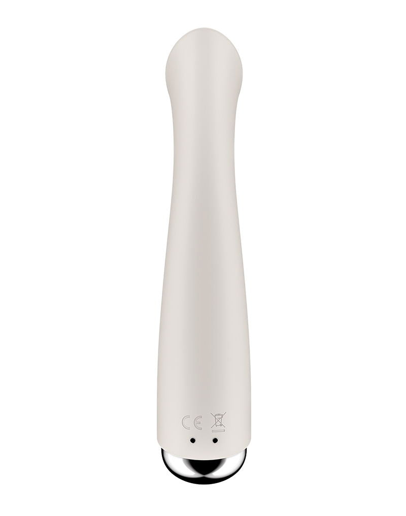 Satisfyer - Spinning G-Spot 1 - Vibrerende en Roterende G-Spot Vibrator - Beige-laced-up.nl