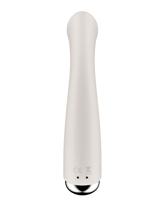Satisfyer - Spinning G-Spot 1 - Vibrerende en Roterende G-Spot Vibrator - Beige-Erotiekvoordeel.nl