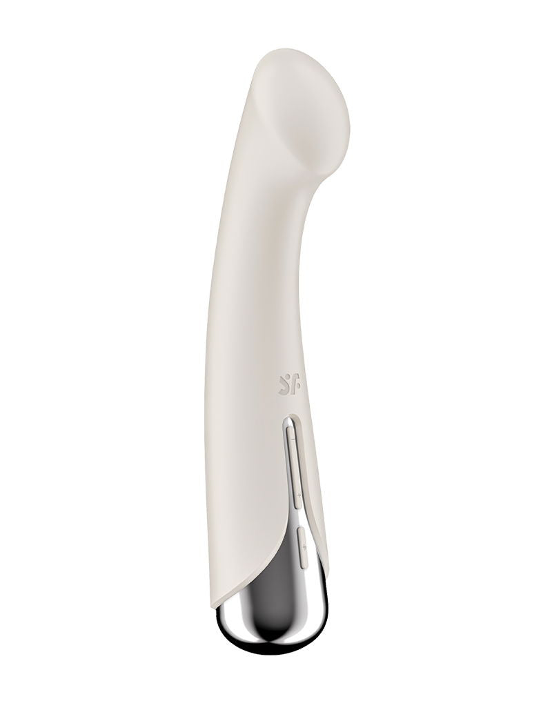 Satisfyer - Spinning G-Spot 1 - Vibrerende en Roterende G-Spot Vibrator - Beige-laced-up.nl