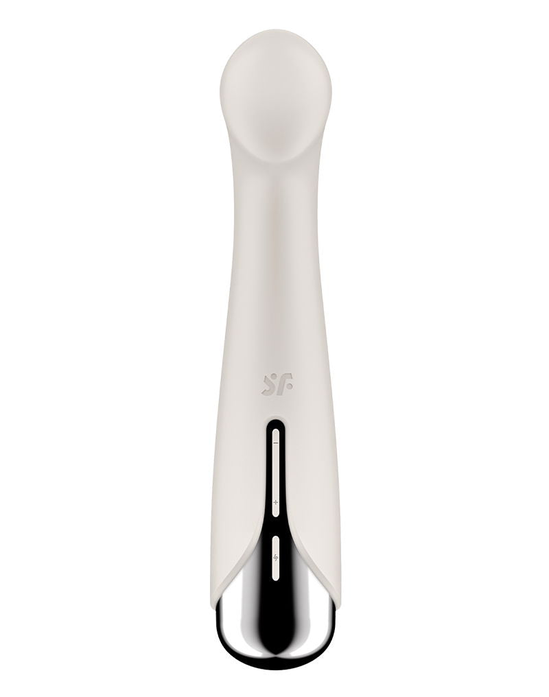 Satisfyer - Spinning G-Spot 1 - Vibrerende en Roterende G-Spot Vibrator - Beige-laced-up.nl