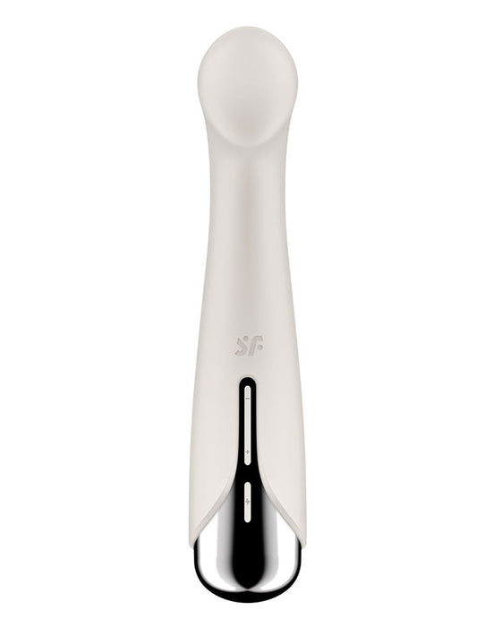 Satisfyer - Spinning G-Spot 1 - Vibrerende en Roterende G-Spot Vibrator - Beige-Erotiekvoordeel.nl