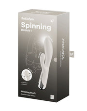 Satisfyer - Spinning Rabbit 1 - Roterende en Vibrerende Rabbit Vibrator - Tarzan Vibrator - Beige-laced-up.nl