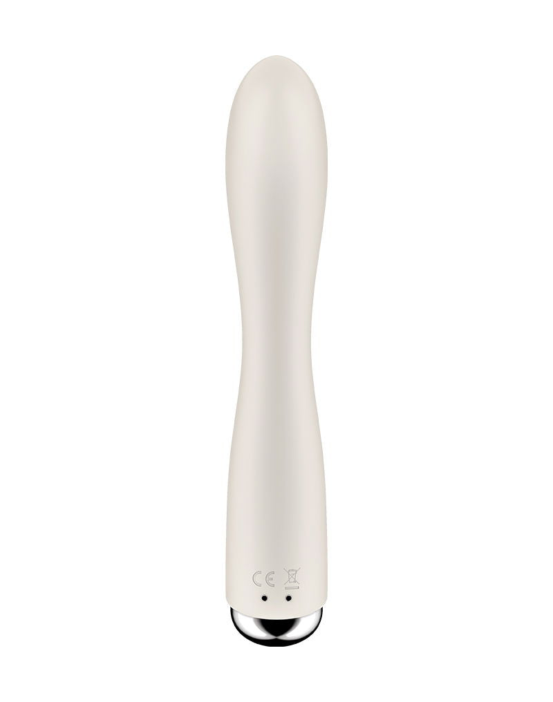 Satisfyer - Spinning Rabbit 1 - Roterende en Vibrerende Rabbit Vibrator - Tarzan Vibrator - Beige-laced-up.nl
