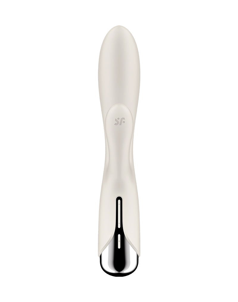 Satisfyer - Spinning Rabbit 1 - Roterende en Vibrerende Rabbit Vibrator - Tarzan Vibrator - Beige-laced-up.nl