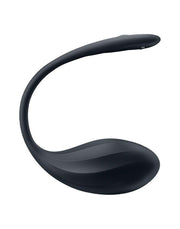 Satisfyer - Ribbed Petal - Draagbare Vibrator - Panty Vibrator - Vibrerend Eitje - Zwart-laced-up.nl