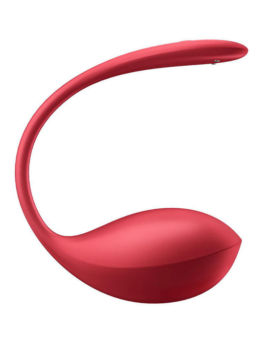 Satisfyer - Shiny Petal - Draagbare Vibrator - Panty Vibrator - Vibrerend Eitje - Rood-laced-up.nl