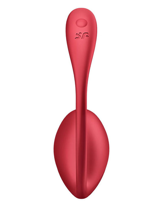 Satisfyer - Shiny Petal - Draagbare Vibrator - Panty Vibrator - Vibrerend Eitje - Rood-laced-up.nl