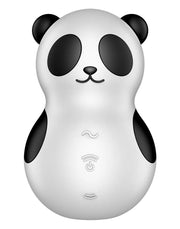 Satisfyer - Pocket Panda - Dubbele Air Pulse Vibrator - Zwart/Wit-laced-up.nl