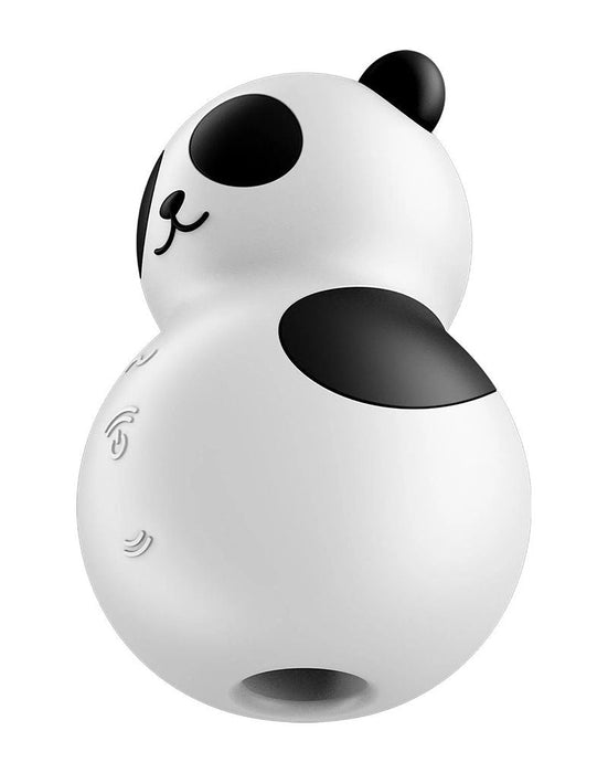 Satisfyer - Pocket Panda - Dubbele Air Pulse Vibrator - Zwart/Wit-Erotiekvoordeel.nl