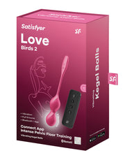 Satisfyer - Love Birds 2 - Vibrerende Vaginale Balletjes - Met App Control - Roze-laced-up.nl