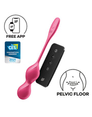 Satisfyer - Love Birds 2 - Vibrerende Vaginale Balletjes - Met App Control - Roze-laced-up.nl