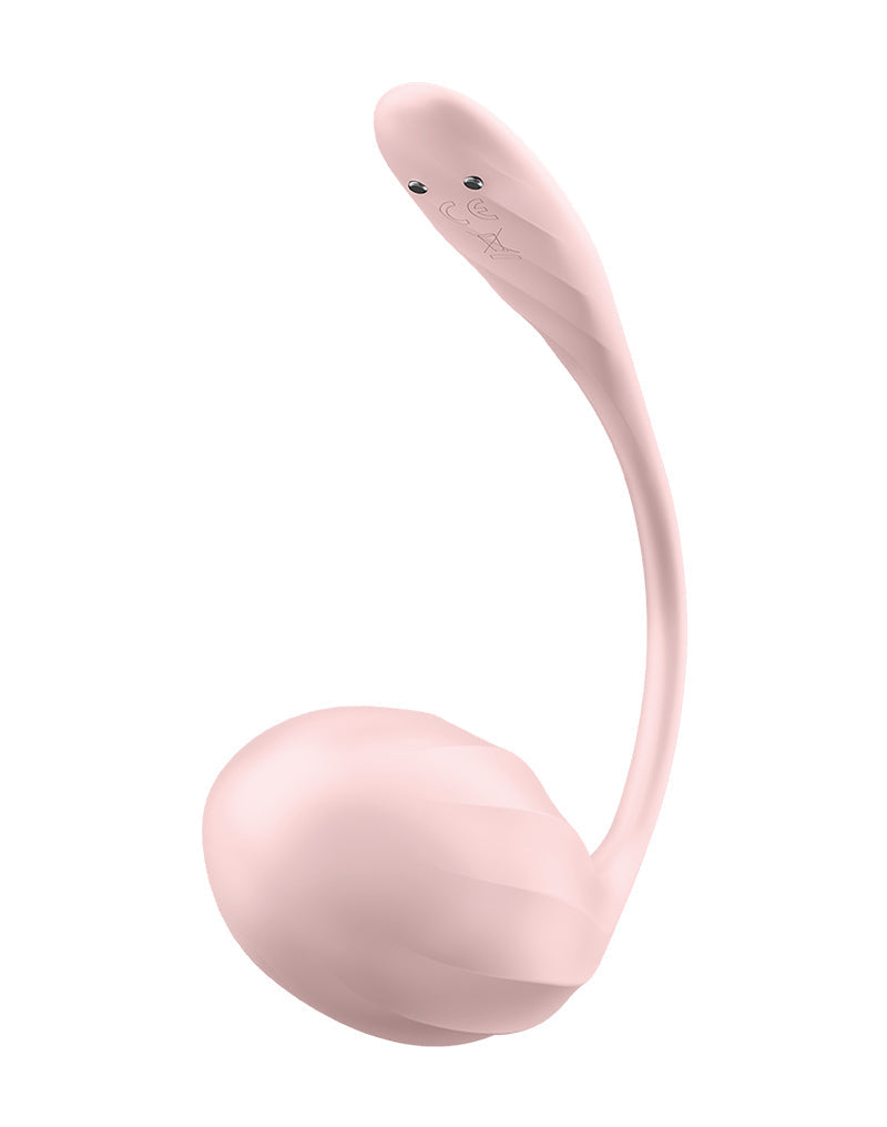Satisfyer - Ribbed Petal - Draagbare Vibrator - Panty Vibrator - Vibrerend Eitje - Roze-laced-up.nl