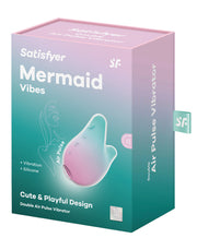 Satisfyer - Mermaid Vibes - Vibrerende Luchtdruk Vibrator - Mint/Roze-laced-up.nl