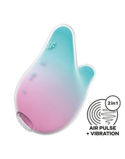 Satisfyer - Mermaid Vibes - Vibrerende Luchtdruk Vibrator - Mint/Roze-laced-up.nl