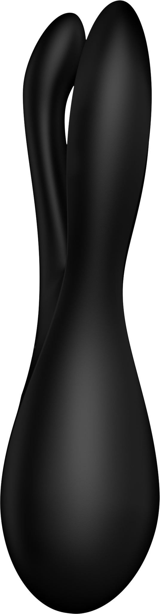 Satisfyer - Threesome 2 - Multifunctionele Vibrator Met 3 Voelsprieten - Zwart-laced-up.nl