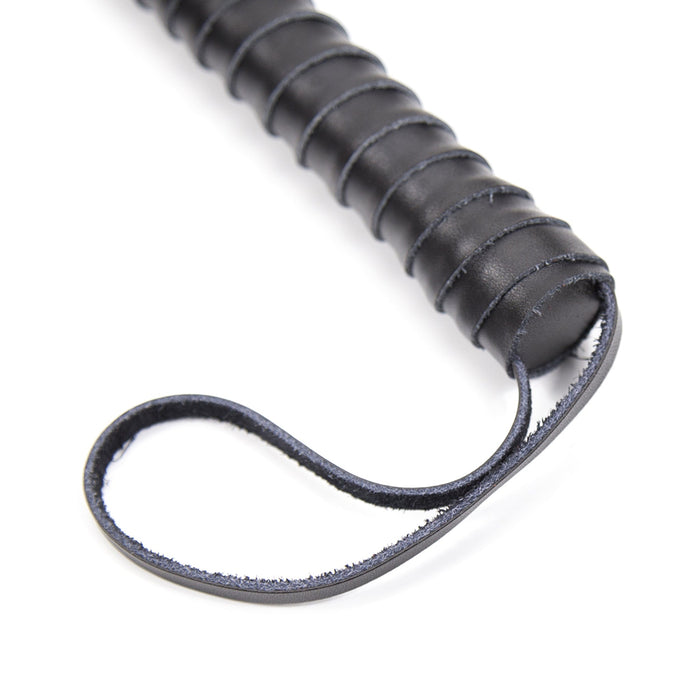 Smart Moves - Leather flogger 62 cm black-Erotiekvoordeel.nl