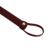 Liebe Seele - Metallic Shade Red - Vegan PU Lederen Flogger - Rood/Rosé Goud-Erotiekvoordeel.nl