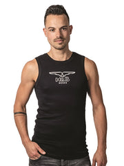 Mister B - Tanktop met Logo - Zwart - Maat S-Erotiekvoordeel.nl