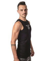 Mister B - Tanktop met Logo - Zwart - Maat S-Erotiekvoordeel.nl