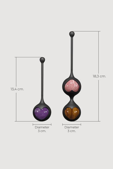 Adrien Lastic - Harmony Stones - Vaginale Balletjes - Kristallen - 6 stuks-Erotiekvoordeel.nl