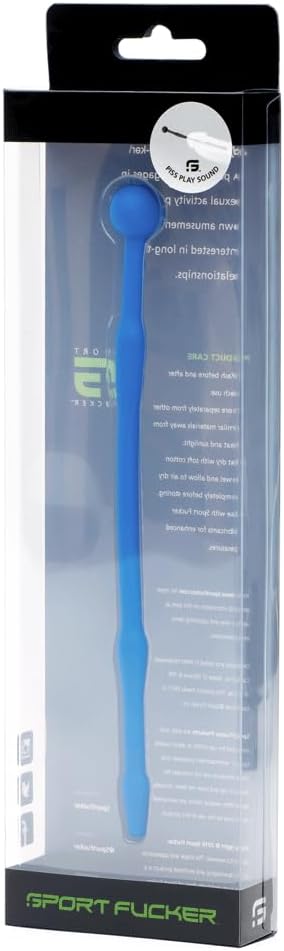 Sport Fucker - Piss Play Sound - Holle Dilator - 18 cm - Blauw-Laced-up.nl
