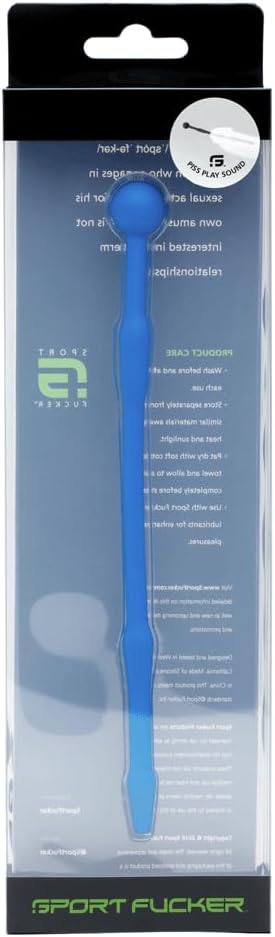 Sport Fucker - Piss Play Sound - Holle Dilator - 18 cm - Blauw-Laced-up.nl