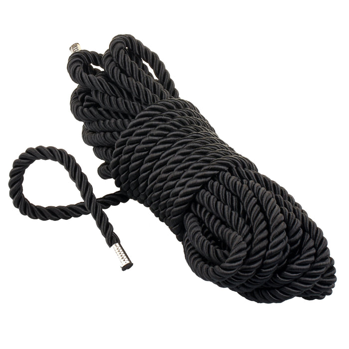 Being Fetish - Corde de bondage Magic Touch Deluxe Silky - 10 mètres - Noir