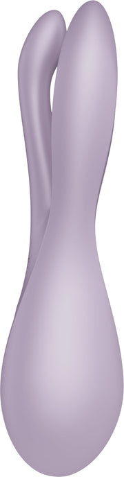 Satisfyer - Threesome 2 - Multifunctionele Vibrator Met 3 Voelsprieten - Lila-laced-up.nl