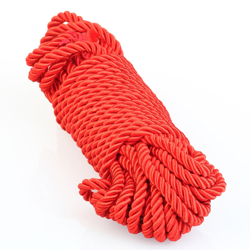 Being Fetish - Magic Touch Deluxe Silky Bondagetouw - 10 meter - Rood