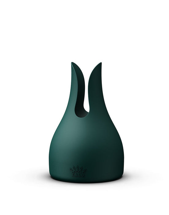 Zalo - Kyro - Wand Vibrator - Met 2 Opzetstukken - Smaragdgroen-Laced-up.nl