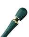 Zalo - Kyro - Wand Vibrator - Met 2 Opzetstukken - Smaragdgroen-Laced-up.nl