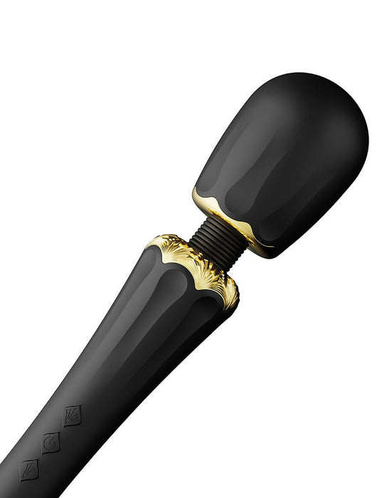 Zalo - Kyro - Wand Vibrator - Met 2 Opzetstukken - Zwart-Laced-up.nl