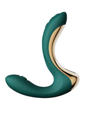Zalo - Talis - G-Spot Pulsewave Vibrator met Zuigfunctie en Verwarmfunctie - Smaragd Groen-laced-up.nl
