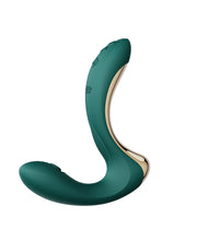 Zalo - Talis - G-Spot Pulsewave Vibrator met Zuigfunctie en Verwarmfunctie - Smaragd Groen-laced-up.nl