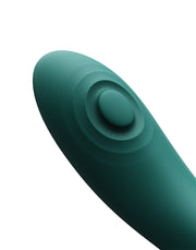 Zalo - Talis - G-Spot Pulsewave Vibrator met Zuigfunctie en Verwarmfunctie - Smaragd Groen-laced-up.nl