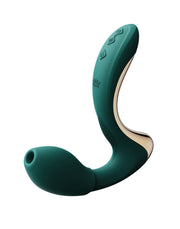 Zalo - Talis - G-Spot Pulsewave Vibrator met Zuigfunctie en Verwarmfunctie - Smaragd Groen-laced-up.nl