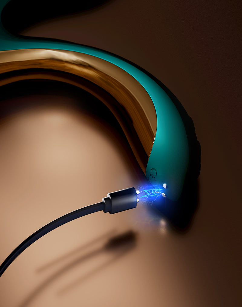 Zalo - Talis - G-Spot Pulsewave Vibrator met Zuigfunctie en Verwarmfunctie - Smaragd Groen-laced-up.nl