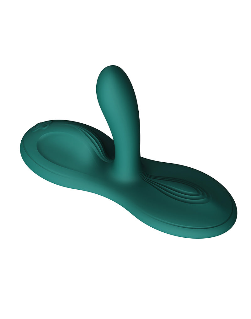Zalo - Flora - Vibrator-kussen - Hands-free Vibrator - Met Warmtefunctie - Smaragd Groen-laced-up.nl