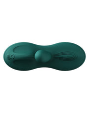Zalo - Flora - Vibrator-kussen - Hands-free Vibrator - Met Warmtefunctie - Smaragd Groen-laced-up.nl