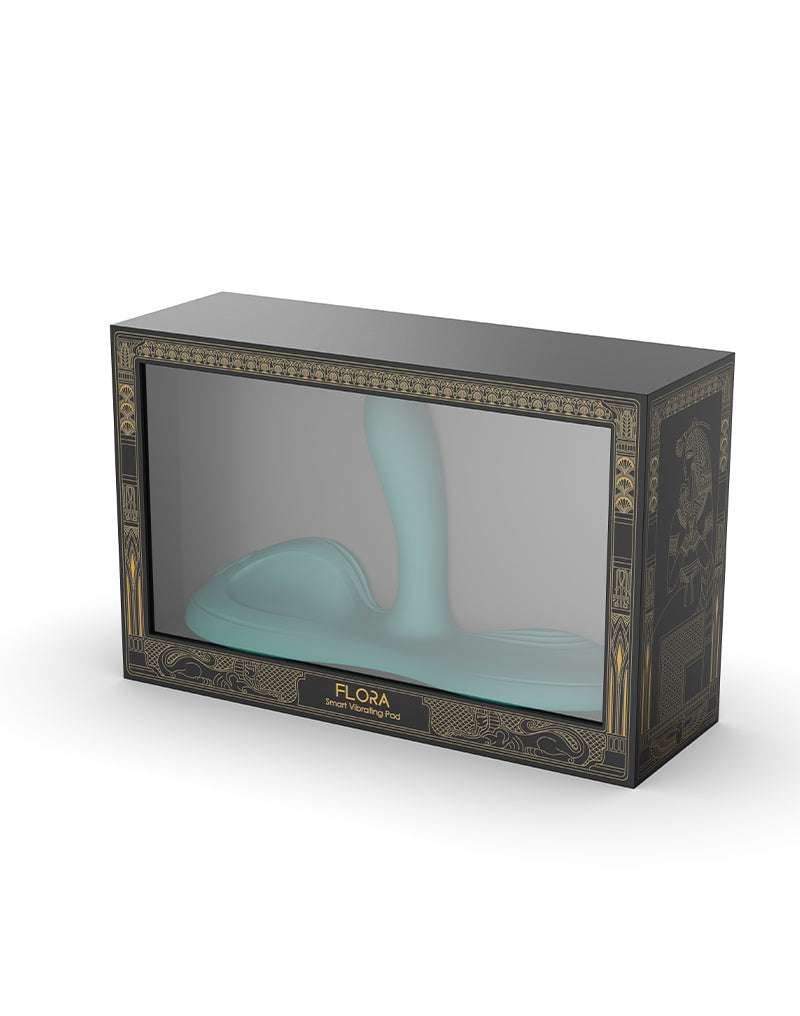 Zalo - Flora - Vibrator-kussen - Hands-free Vibrator - Met Warmtefunctie - Smaragd Groen-laced-up.nl