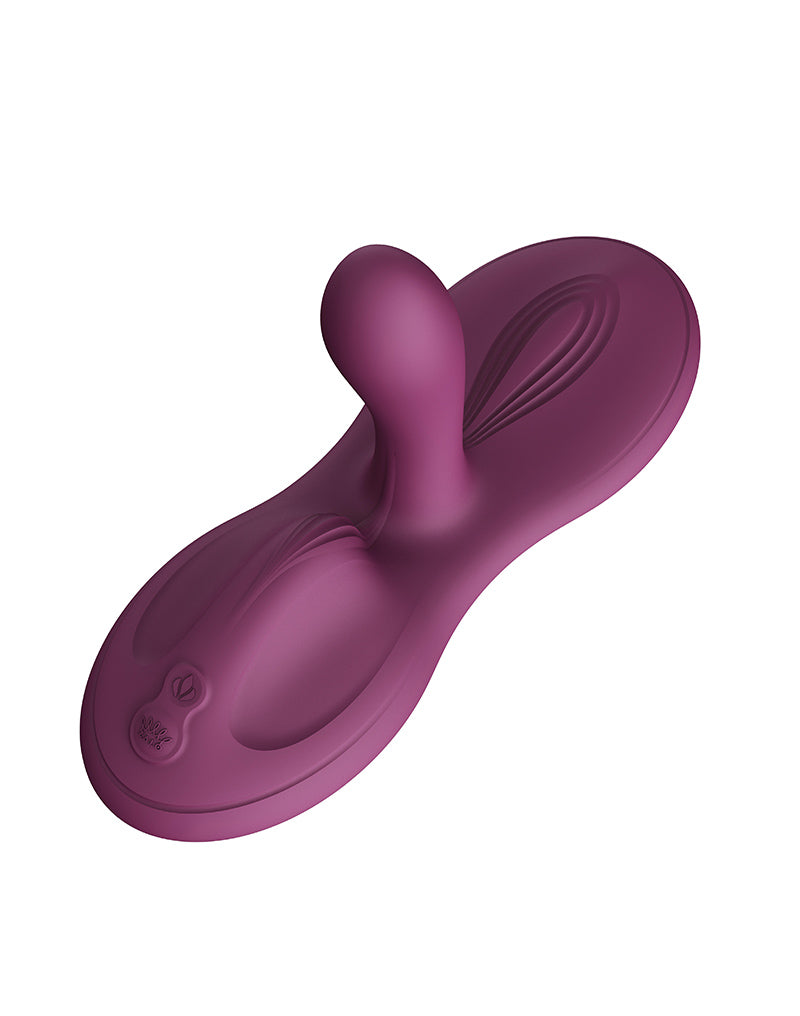 Zalo - Flora - Vibrator-kussen - Hands-free Vibrator - Met Warmtefunctie - Amethyst Paars-laced-up.nl