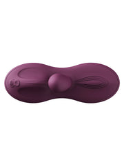 Zalo - Flora - Vibrator-kussen - Hands-free Vibrator - Met Warmtefunctie - Amethyst Paars-laced-up.nl