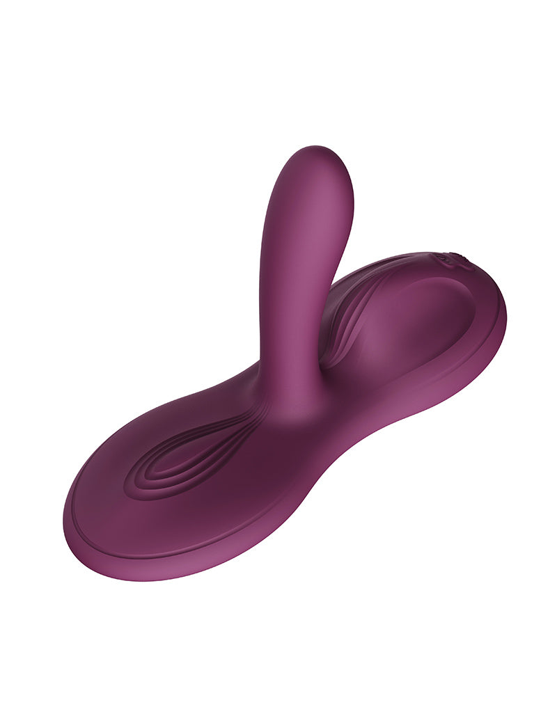 Zalo - Flora - Vibrator-kussen - Hands-free Vibrator - Met Warmtefunctie - Amethyst Paars-laced-up.nl