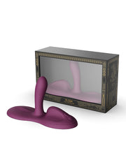 Zalo - Flora - Vibrator-kussen - Hands-free Vibrator - Met Warmtefunctie - Amethyst Paars-laced-up.nl