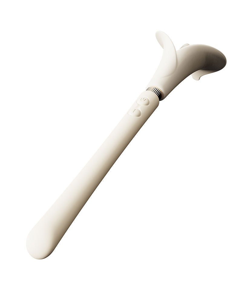 ZALO - Calla - Vibrerende Clitoral Pinpoint Massager - Ivoorwit-laced-up.nl