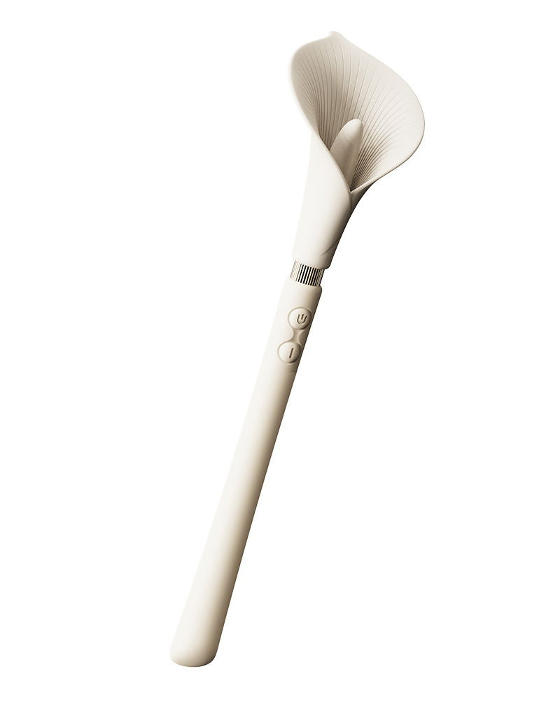 ZALO - Calla - Vibrerende Clitoral Pinpoint Massager - Ivoorwit-laced-up.nl
