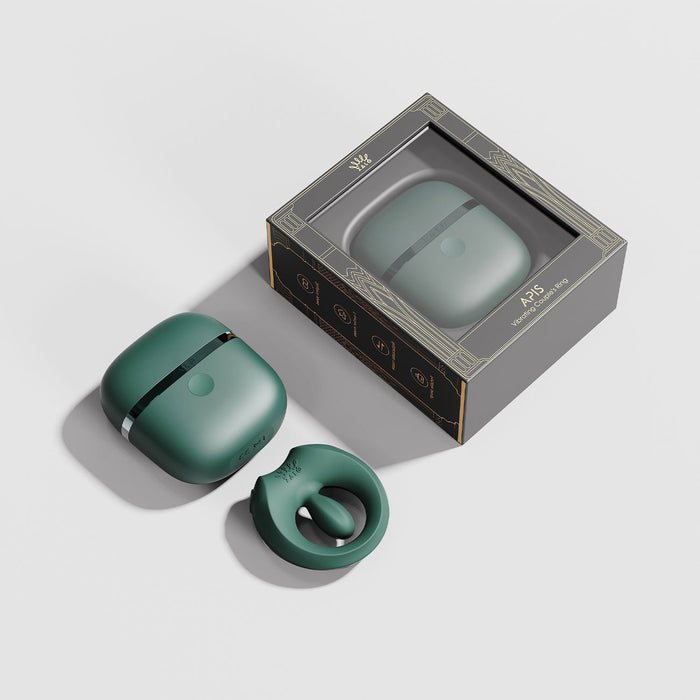 ZALO - Apis - Vibrerende koppelring - App Control - Smaragdgroen-Erotiekvoordeel.nl