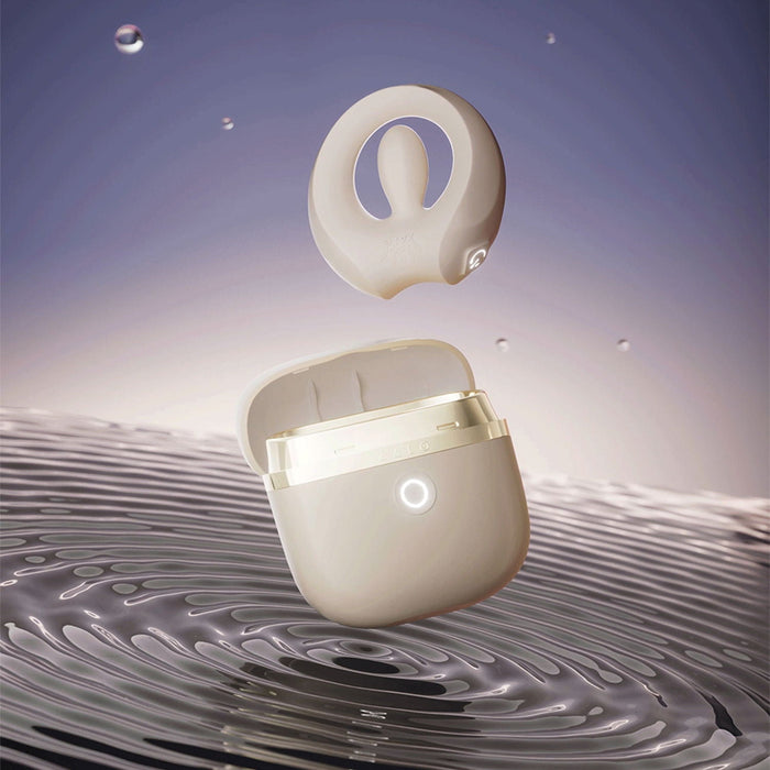 Zalo - Apis - Vibrerende Cockring voor Koppels - App Control - Ivoorwit-Erotiekvoordeel.nl